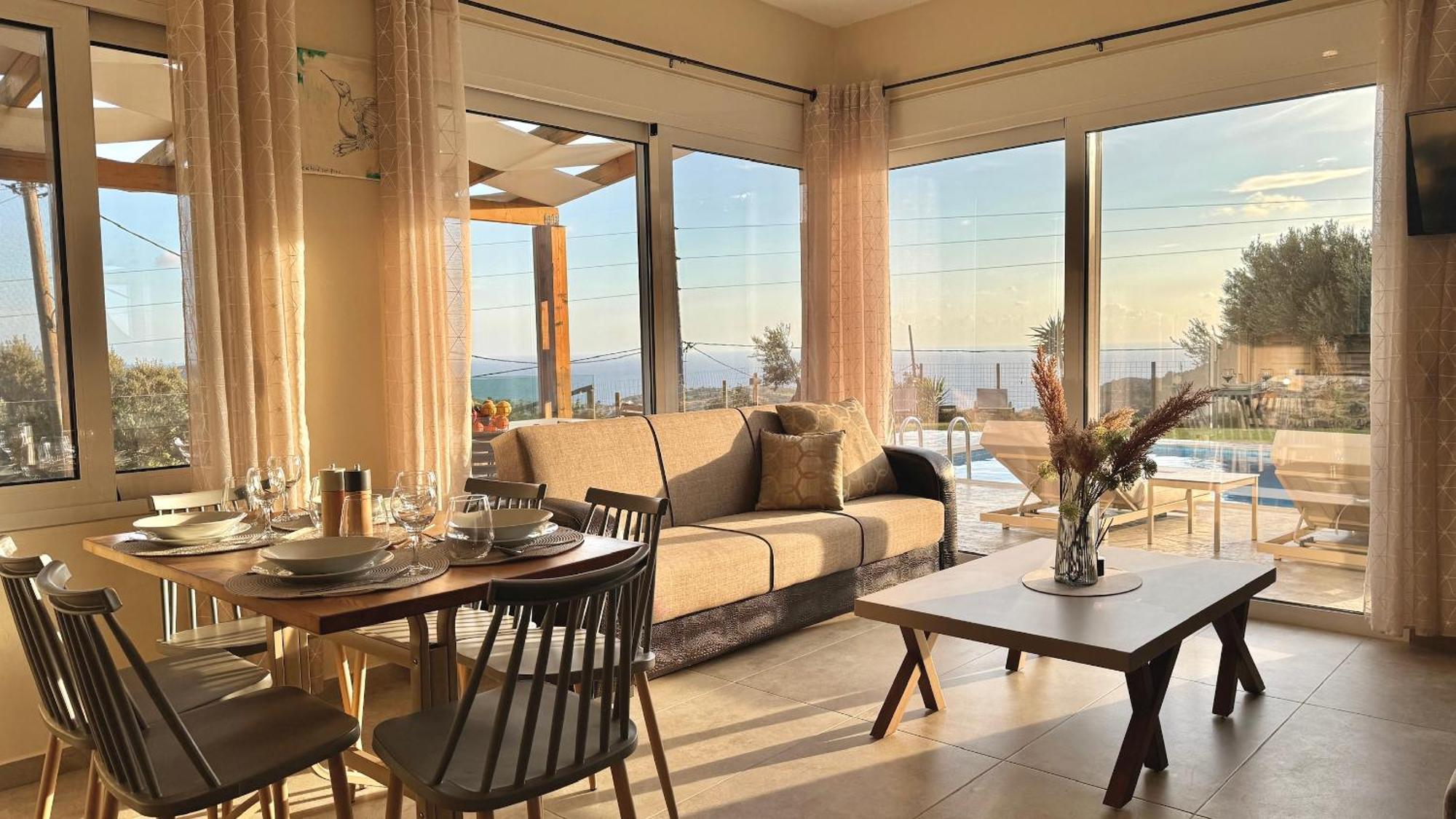 Michael Private Villa, Private Swimming Pool, Garden, Panoramic Sunset Willa Triopetra