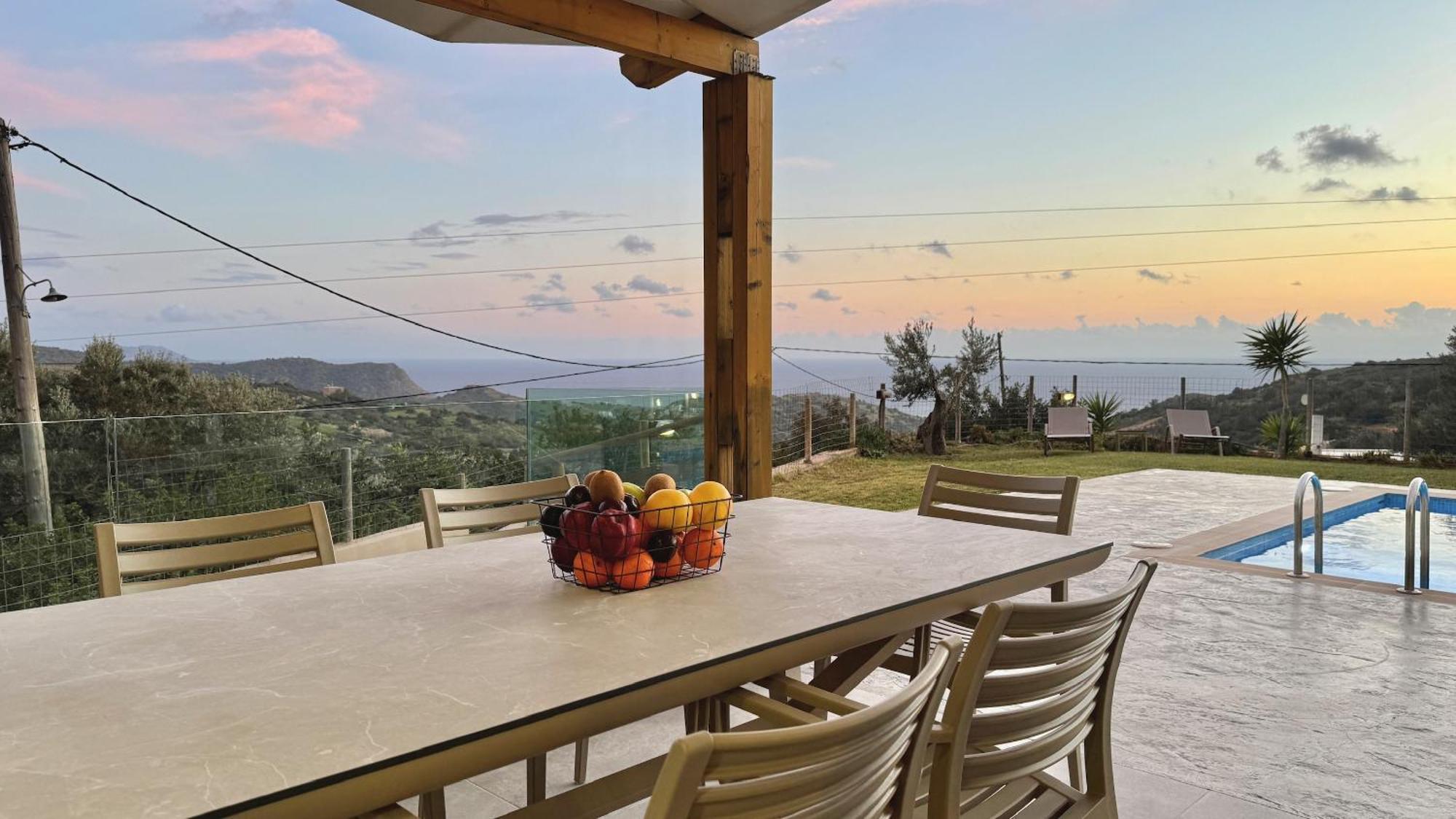 Michael Private Villa, Private Swimming Pool, Garden, Panoramic Sunset