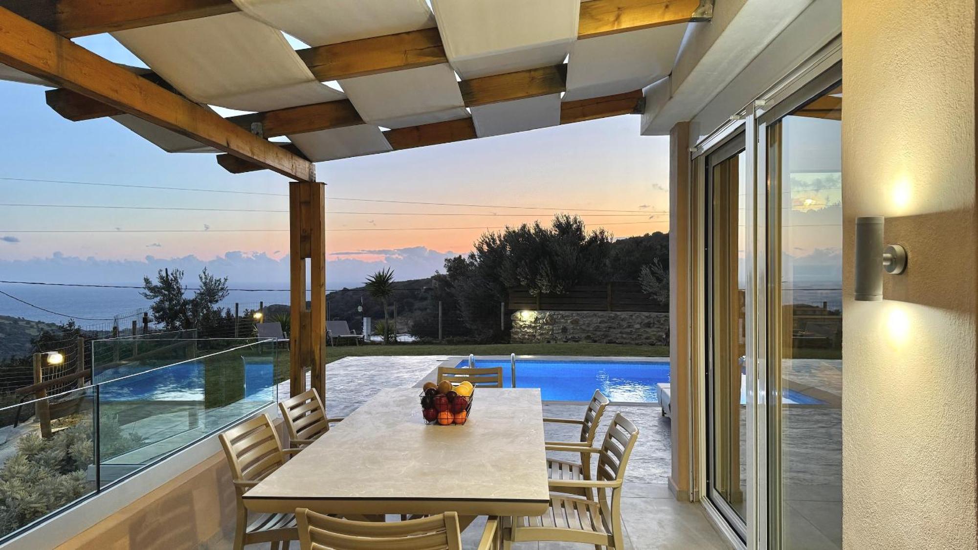 Villa Michael Private Villa, Private Swimming Pool, Garden, Panoramic Sunset *